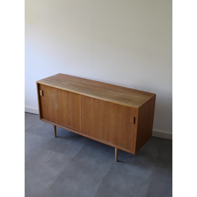 Wood Vintage Danish Sideboard in Oak, 1960s For Sale - Image 7 of 10