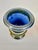 Vintage Wade Pottery Shamrock porcelain vase featuring a blue and green luster glaze and urn shape. This is a pre-owned...