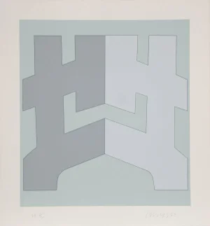Chryssa, "Series 3", Abstract Screenprint