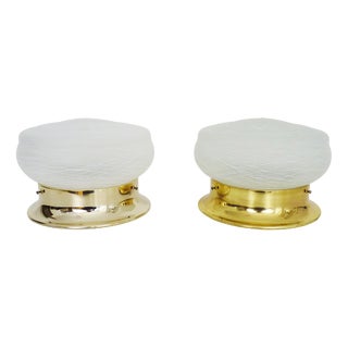 Wall or Ceiling Lights, 1980s, Set of 2 For Sale