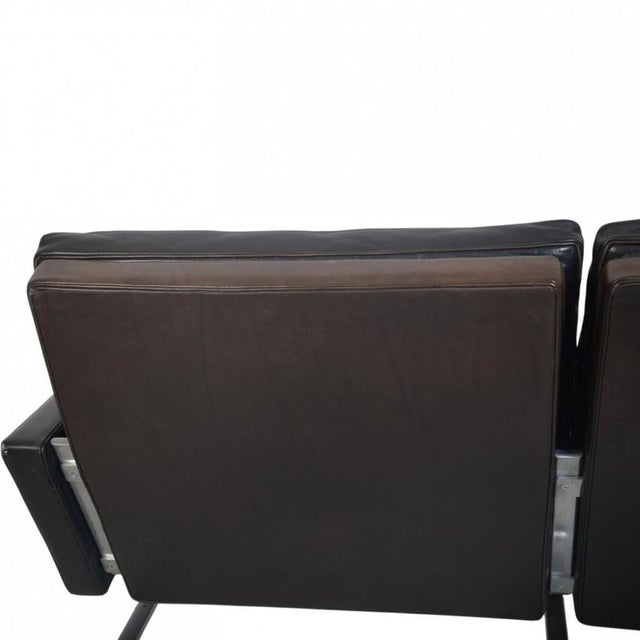 PK31 2-Seater Sofa in Black Elegance Leather by Poul Kjærholm, 2006 For Sale - Image 14 of 18
