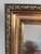 This original vintage oil painting from around the 1950s shows a woodland landscape with calm water and trees in the...