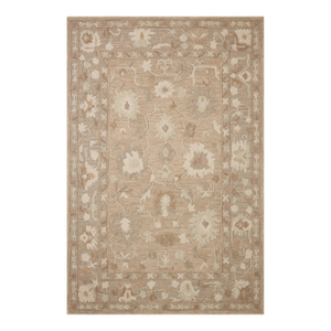 Chris Loves Julia x Loloi Dorothea Khaki / Dove 18" x 18" Sample Rug