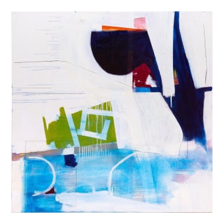 Contemporary Abstract Oil and Graphite on Canvas "Under-Stand" by Xanda McCagg For Sale