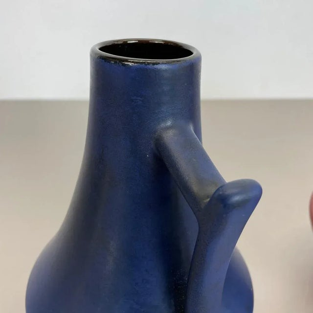 Black-Red Fat Lava Vases from Jopeko, Germany, 1970s, Set of 2 For Sale - Image 14 of 18