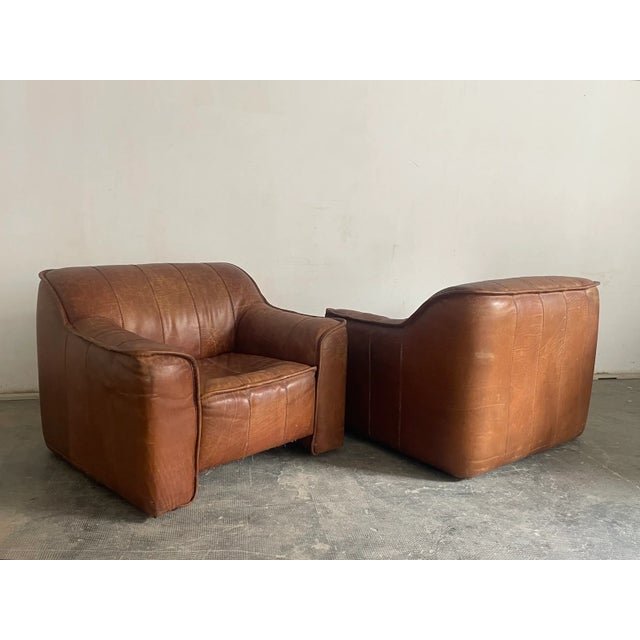 Spanish Leather Armchairs, Valenti, 1960s For Sale - Image 10 of 13