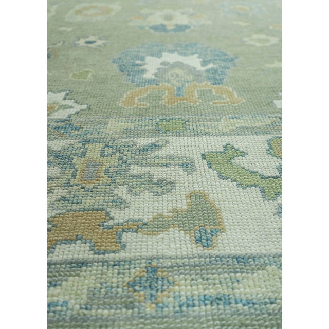 Turkish Oushak Rug 6'1" x 9'1" #19127 Explore a curated collection of hallway runners, wool rugs, and handmade...