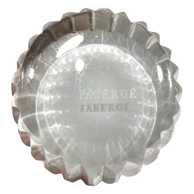 White Late 20th Century Faberge Old Fashioned White Glass Tumbler Blanc De Blanc Ajka Crystal Luxury Drinkware For Sale - Image 8 of 8