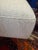 Cream Custom Made Acrylic and Woven Cream Upholstered Ottomans a Pair For Sale - Image 8 of 9