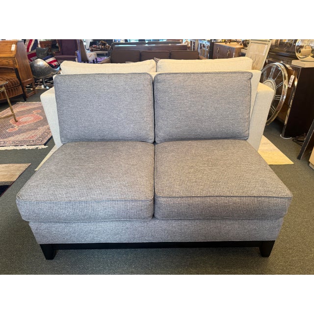 Design Plus Gallery presents a Bespoke Build a Sectional Armless Loveseat from Ethan Allen. Designed to mind, this...