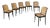 Czechoslovak Modern Straw and Black Wood Chairs 811 by Joseph Hoffmann for Drevounia, 1980s, Set of 6 For Sale