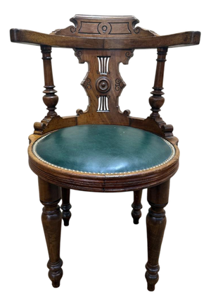 Napoleon III Walnut Office Chair