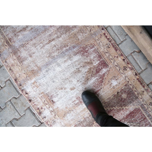 1960s Vintage Turkish Nomadic Wool Runner-2′7'×6′7″ For Sale - Image 6 of 11