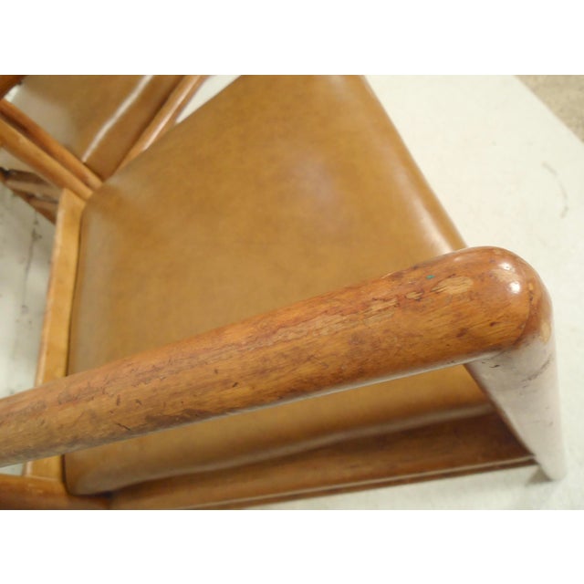 Mid 20th Century Attributed to Robsjohn Gibbings for Widdicomb Set of Chairs For Sale - Image 9 of 12