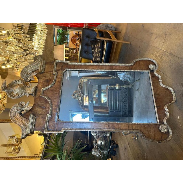 Antique Georgian Giltwood Pier Mirror, 1750 For Sale - Image 3 of 16