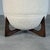 TOTEMO Architectural Stool in Ivory Dedar Bouclé and Mahogany from FORME, 2026 For Sale - Image 9 of 15