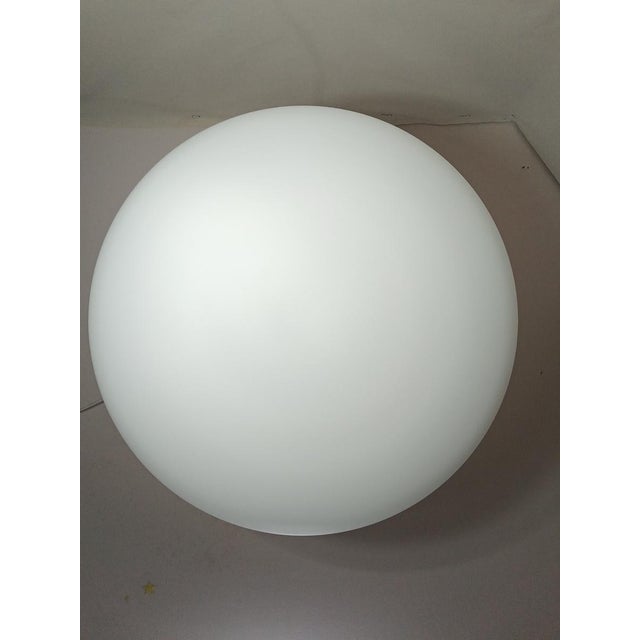 Large Pendant Light in Murano Opaline Glass, 1990s For Sale - Image 14 of 17
