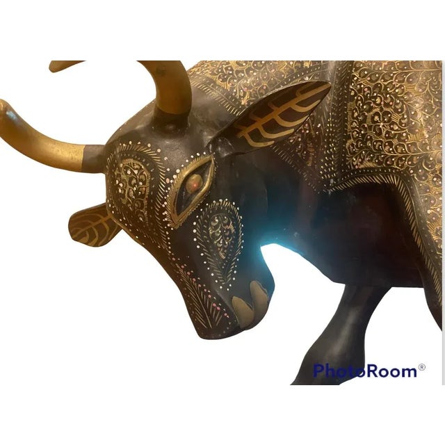 Late 19th Century Brass Bull Sculpture For Sale In Austin - Image 6 of 11