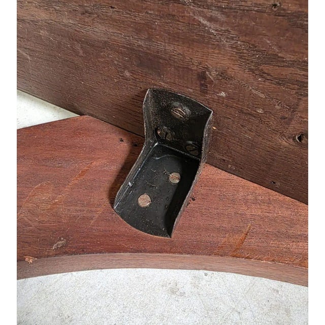 Wood French Art Deco Coffee Table in Oak, 1930s For Sale - Image 7 of 8