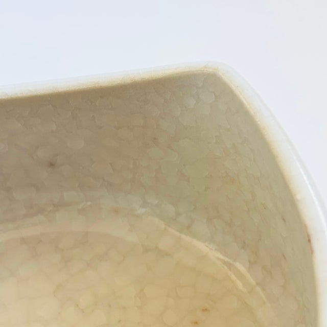 Vintage Ikebana Pottery Pedestal Bowl For Sale - Image 10 of 12