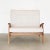 1950s French Oak Settee For Sale - Image 4 of 12