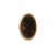 Victorian Late 19th Century Victorian 14k Yellow Gold Variegated Brown Agate Ring, Size 9 For Sale - Image 3 of 5