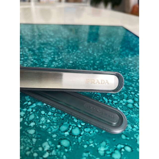 Prada Lunchbox and Cutlery Set | Chairish