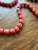 Red Genuine Red Coral Necklaces, Hand-Knotted Strands in Natural Coloration, a Pair For Sale - Image 8 of 15