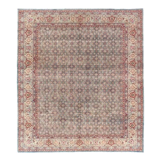 Antique Persian Tabriz Rug All-Over Floral Design 10'10 X 13'0 For Sale