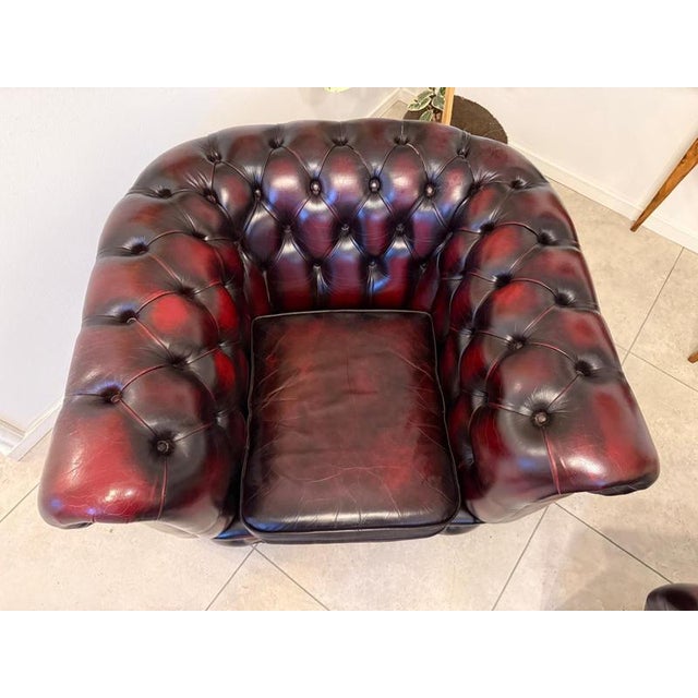 Vintage Chesterfield Club Chair For Sale - Image 10 of 18