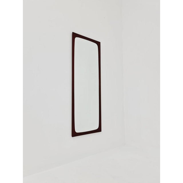Mid-Century Modern Danish Wall-Mounted Mirror, 1960s For Sale - Image 4 of 12