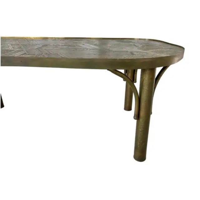 Mid-Century Modern Philip and Kelvin LaVerne Mid-Century Chan Coffee Table For Sale - Image 3 of 11