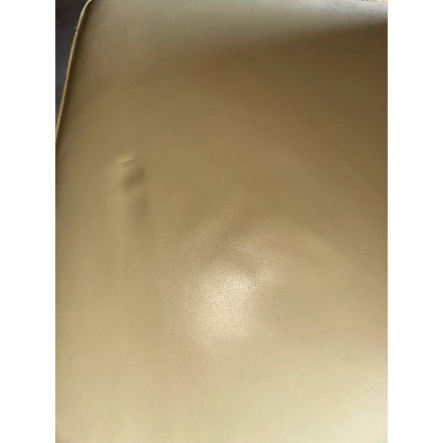 Grand Rapids Chair Company Light Green Leather Chair For Sale In Chicago - Image 6 of 10