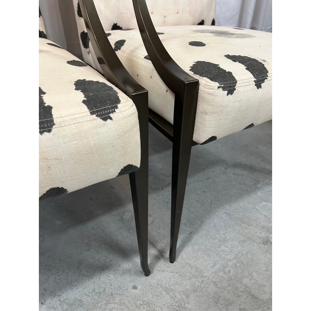 Cream 21st Century 'Berkeley' Arm Chairs by Decca Home, a Pair For Sale - Image 8 of 13