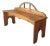Vintage Rustic Pine Bench For Sale