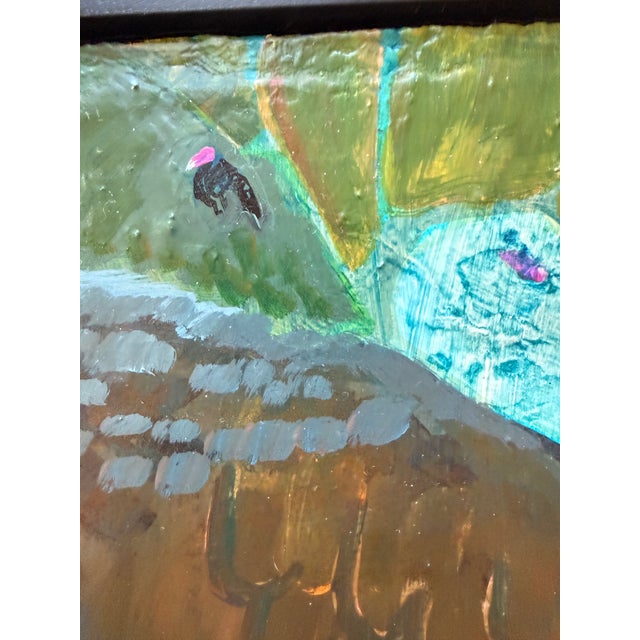 “Dead Skunk” Turkey Vulture Painting by LWren Walraven For Sale - Image 13 of 15