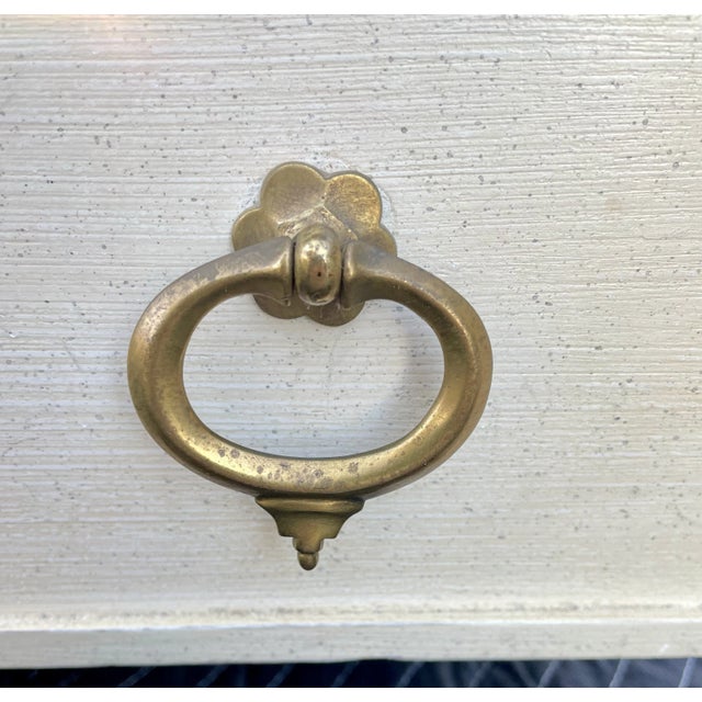 1980s Pair of Baker Italian Neoclassical Side Tables For Sale - Image 10 of 12