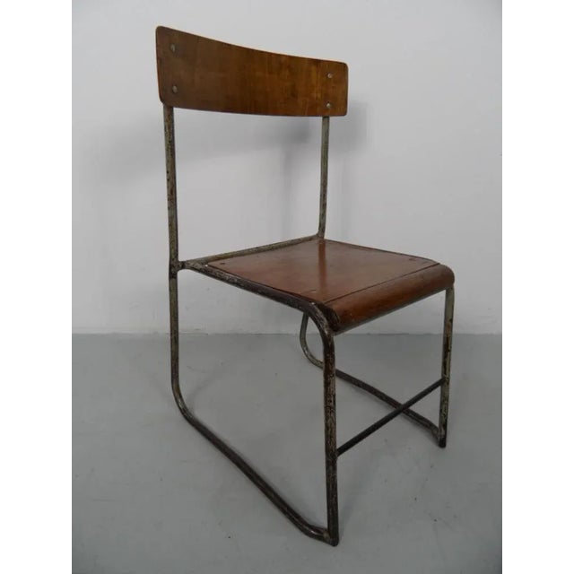 Industrial Industrial Children's Chair, 1950s For Sale - Image 3 of 7