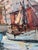 Vintage Original Oil Painting of a Canal Cityscape, Circa 1970s - Signed For Sale - Image 10 of 17