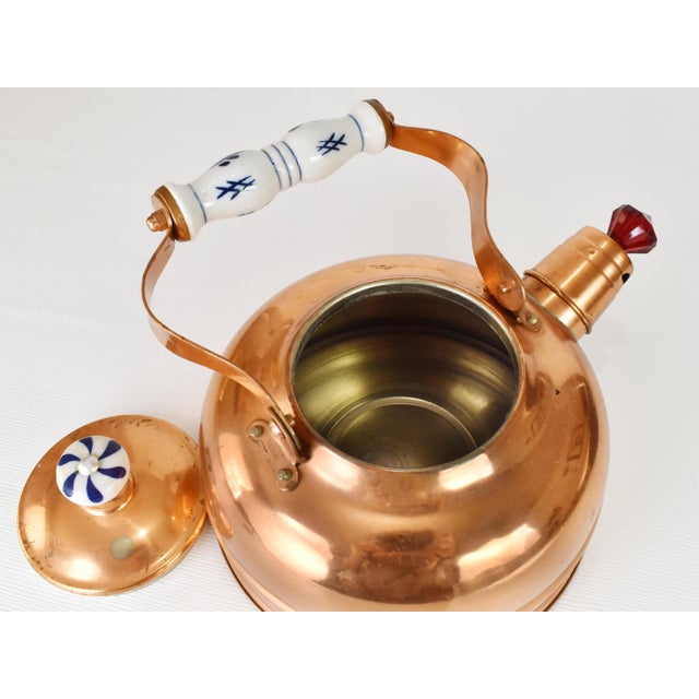 1970s Vintage Copper Tea Kettle | Chairish