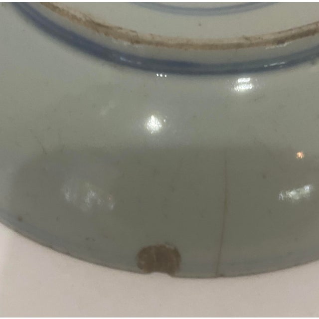 Blue Early 19th Century Chinese Buddhist Sanskrit Plate For Sale - Image 8 of 13