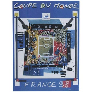 World Cup France 98 Poster, 1998 For Sale