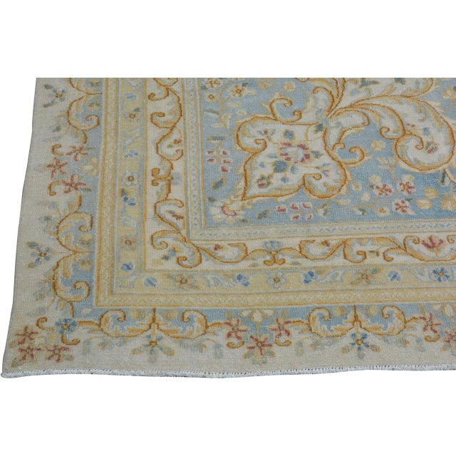 Turkish Vintage Turkish Anatolian Hand Knotted Wool Rug, 24'1x14'7 For Sale - Image 3 of 5