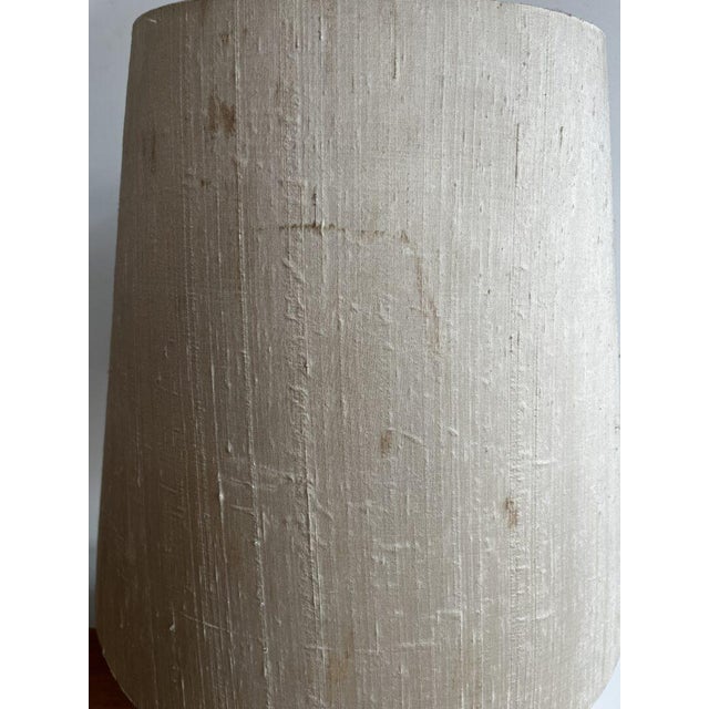 Ceramic Floral Table Lamp For Sale - Image 10 of 12