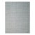 10x14 Warm Sarrah White Striated Geometric Contemporary Handmade Bamboo Silk Rug For Sale
