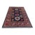 Navy Star Kazak Style Handmade Wool Rug 6x9 For Sale