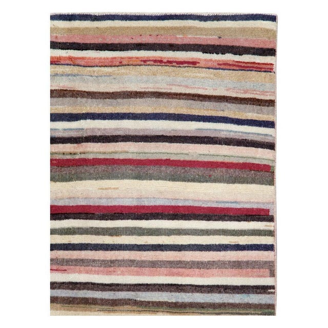 Modern Galerie Shabab Collection Mid-20th Century Handmade Turkish Anatolian Runner For Sale - Image 3 of 10