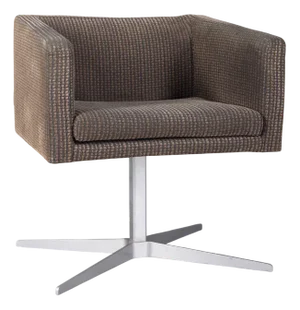 Cubica Swivel Chair in Metal and Fabric by Verzelloni, 2000s