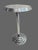 Art Deco-style accent table features a chrome frame with mirrored glass surfaces, commonly used as a smoker’s stand or...
