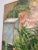 Paint Late 20th Century Vintage Garden With Box Oil Painting For Sale - Image 7 of 7